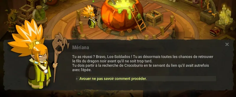 quête À la recherche de Crocoburio