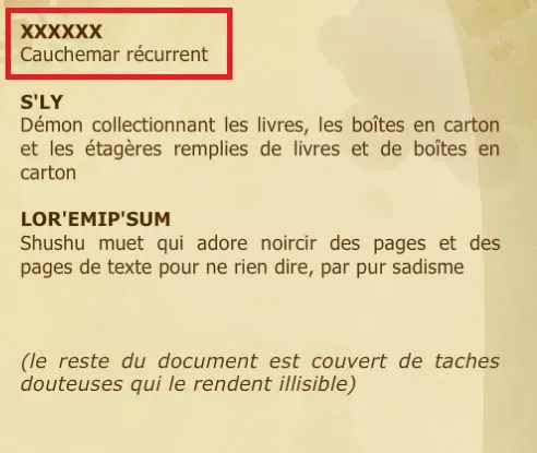 quête Le début de la fin