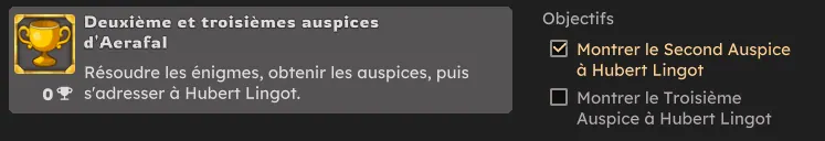 Les Auspices d'Aerafal dofus