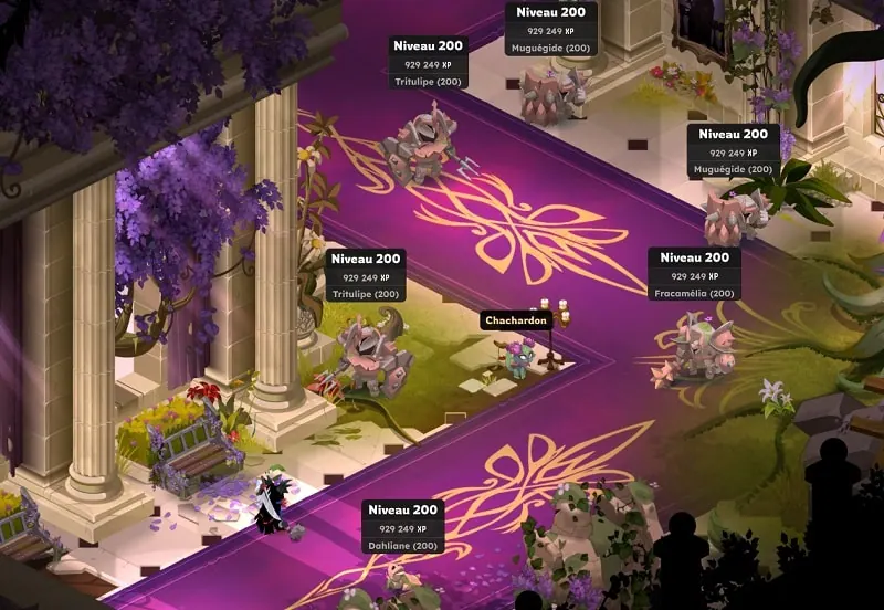 allée du chateau raid des jardins éternels dofus