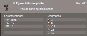 égaré xélomorphe