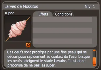 larves de moskitos