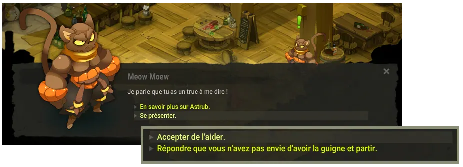 quête Au petit malheur la chance dofus