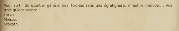 Le gang des Toxines