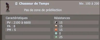 chasseur de temps