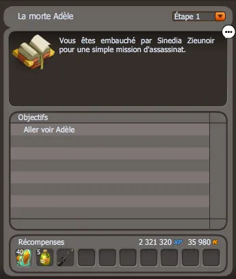 La morte Adele dofus