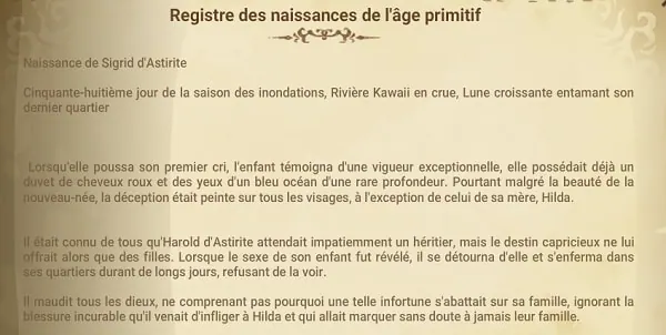 quête Au-delà de la gloire