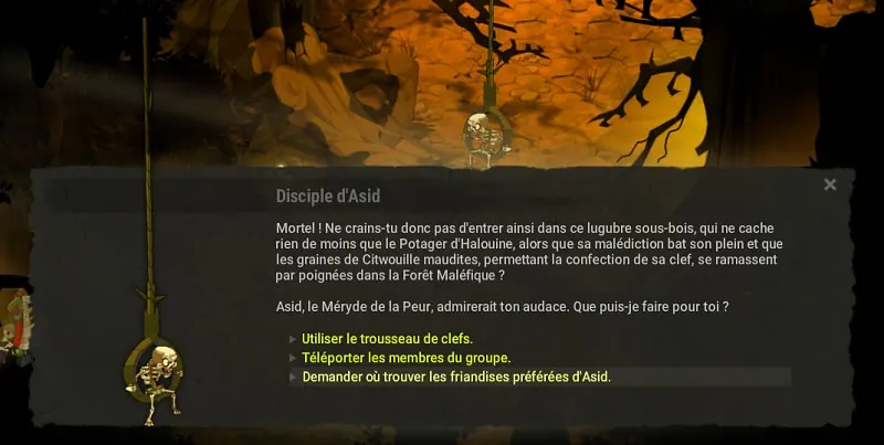 quête Des bonbons ou un sort dofus