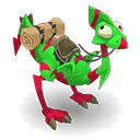 Dragodinde Emeraude et Pourpre