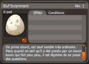 oeuf surprenant dofus