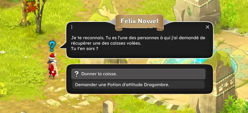 quête Joyeux Nowel dofus