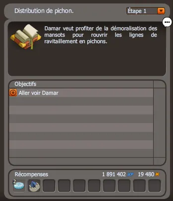 quête Il est frais mon pichon dofus