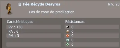 fée récyde desyros