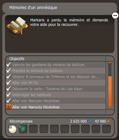 Mémoires d'un amnésique
