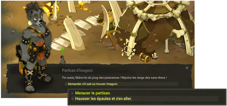 quête La voix des morts dofus