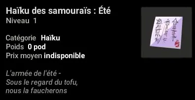 quête Tant de mots et si peu de temps