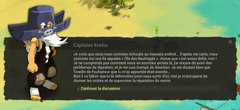 quête L'île des naufragés dofus