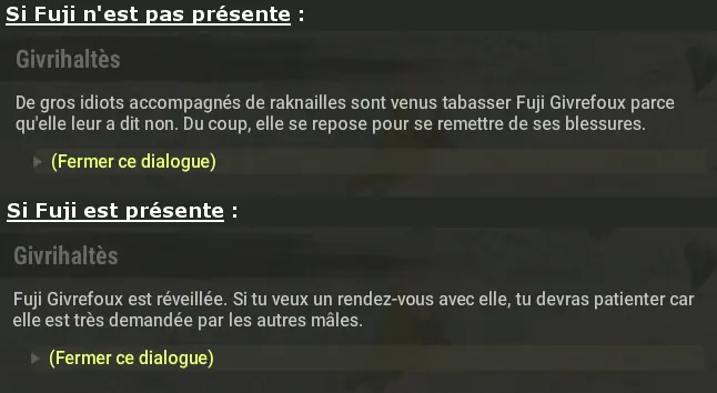 Avis de recherche Fuji Givrefoux