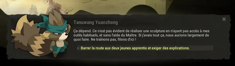 quête Au nom de l'Art dofus