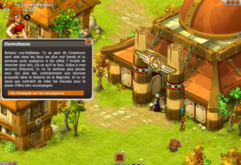 Compagnonnage dofus