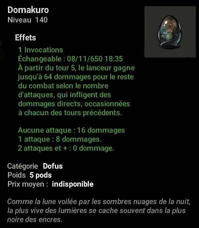 quête Sang d'encre dofus