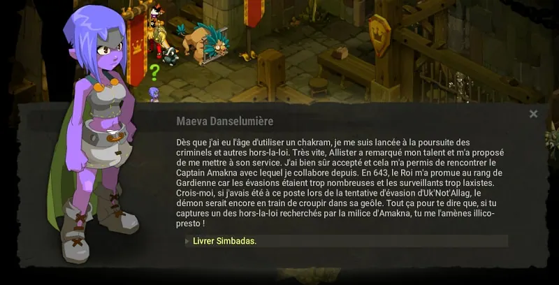 Avis de recherche Simbadas dofus