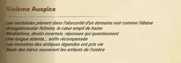 Les Auspices d'Aerafal dofus
