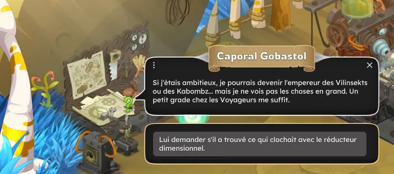 quête Un problème de taille