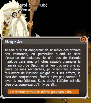 malédiction dofus