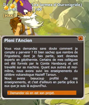 quête Chauffage à moindre frais dofus