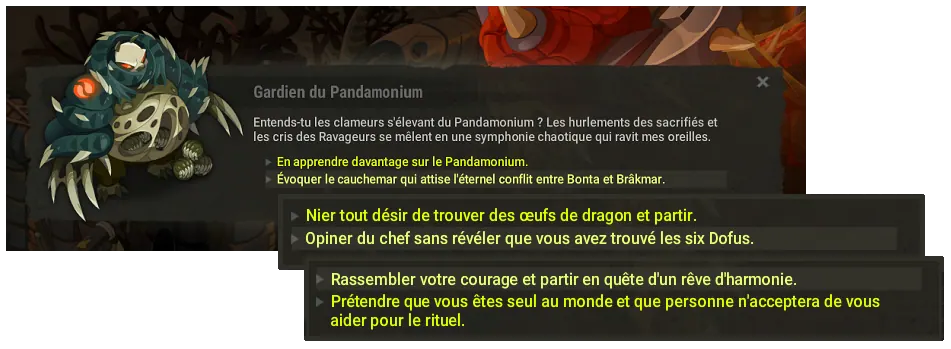 quête Le poids de son regard