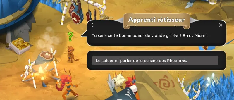 quête Un hôte de marque