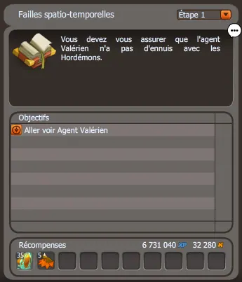 Failles spatio-temporelles xelorium