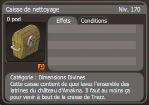 caisse de nettoyage