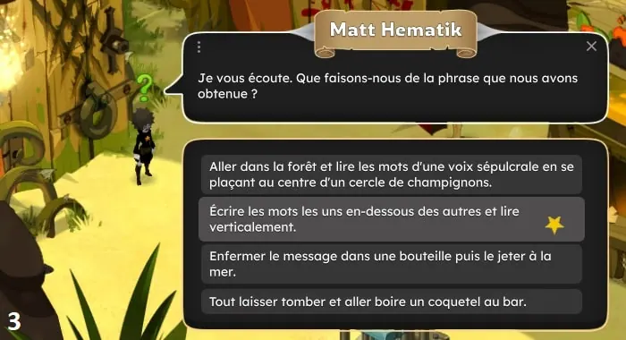 quête Le Secret de la baie Tarad