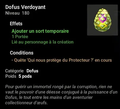 quête Qui nous protège du Protecteur dofus