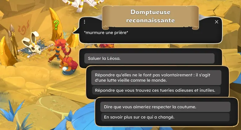 quête Un hôte de marque