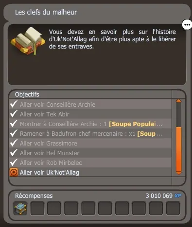 Les clefs du malheur