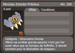 morceau d'ancien précieux
