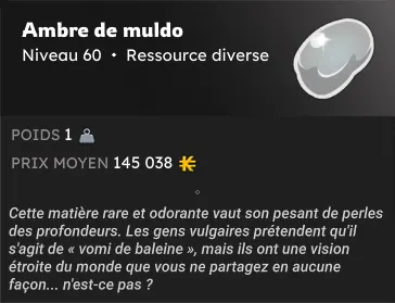 ambre de muldo