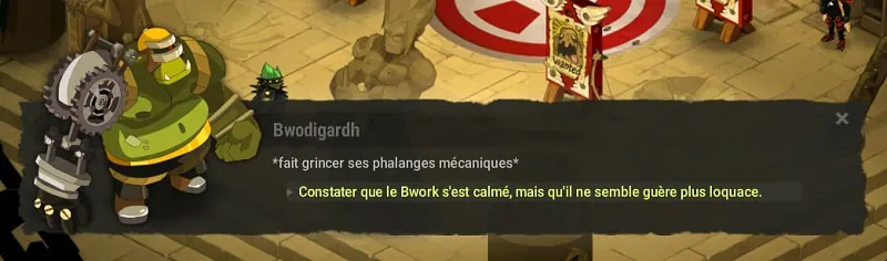 quête La raison du plus fort dofus