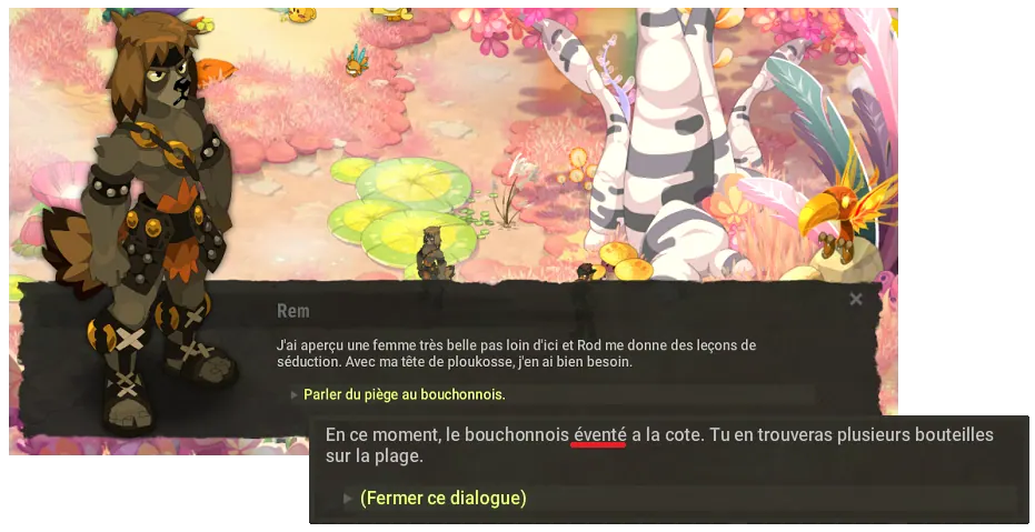 quête Il a fui il a tout compris