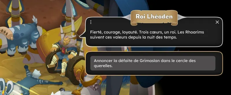 quête Trois coeurs un roi dofus