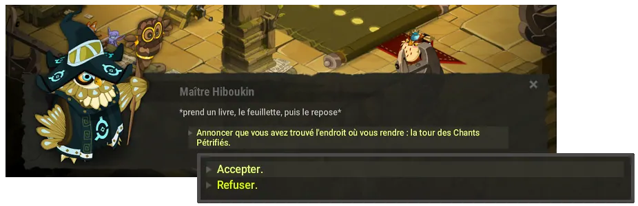 quête Les quatre volontés dofus