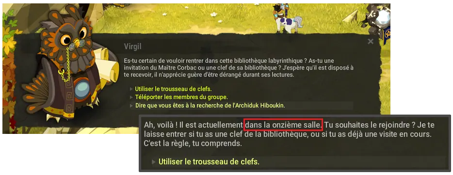 quête Les quatre volontés