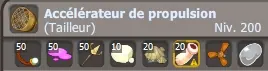 accélérateur de propulsion