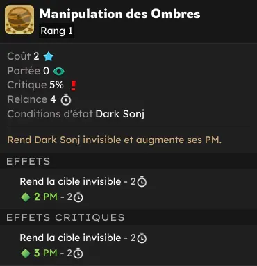 Épreuve de Songe sinjsonj