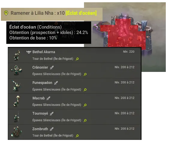 La quête sous l'eau dofus