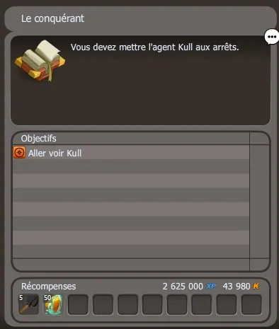 quête Le conquérant dofus