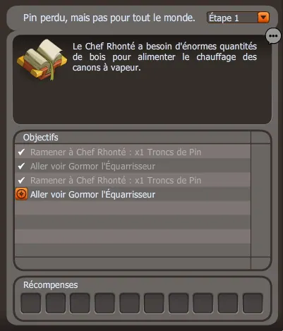 Faire le tas de pin